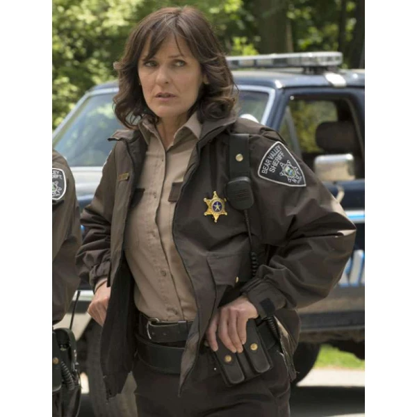 Sheriff Karen Morgan Bitten Brown Jacket