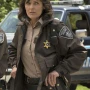Sheriff Karen Morgan Bitten Brown Jacket