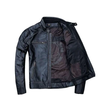 Skull Rider Biker Leather Jacket