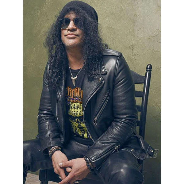 Slash Deathstalker 2025 Black Leather Jacket