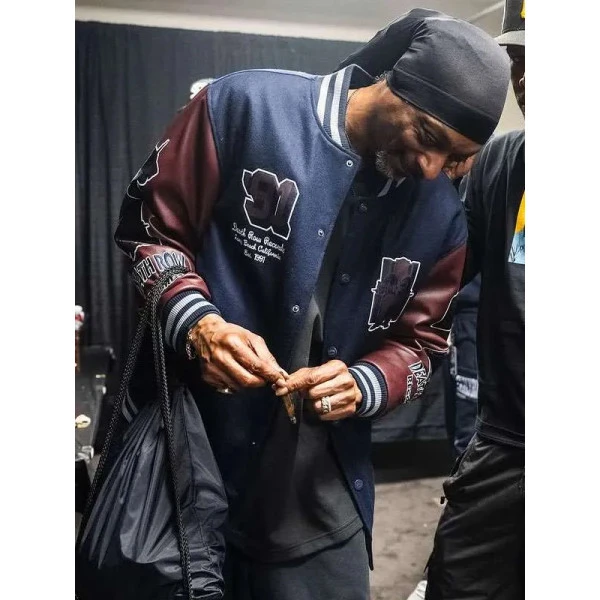 Snoop Dogg Classic Joy Varsity Jacket for Men