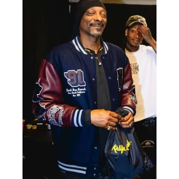 Snoop Dogg Classic Joy Varsity Jacket for Men