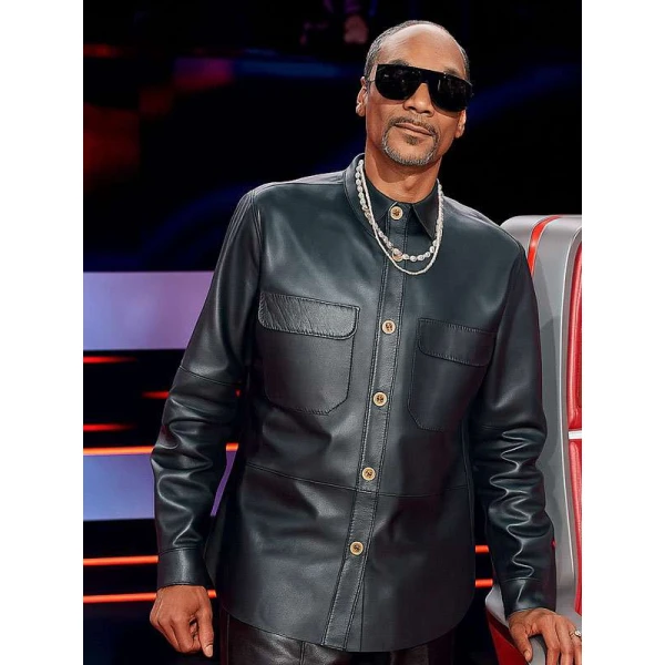 Snoop Dogg The Voice S28 Leather Jacket
