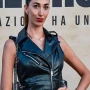 Sofia Giaele De Dona Black Leather Vest