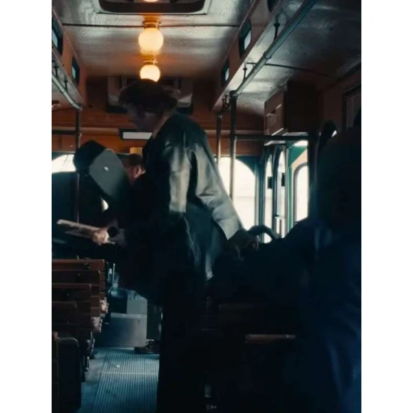 Song Sung Blue Hugh Jackman Black Leather Coat