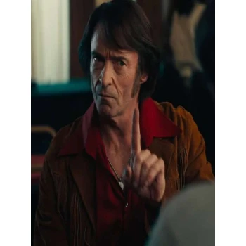 Song Sung Blue Hugh Jackman Brown Fringe Jacket