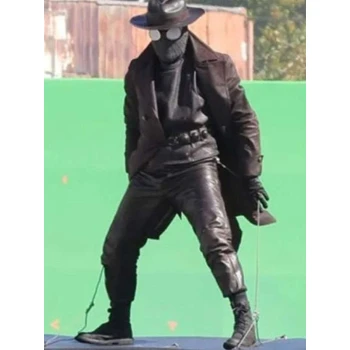 Spider Noir Nicolas Cage Brown Leather Coat Spider Noir Nicolas Cage Brown Leather Coat