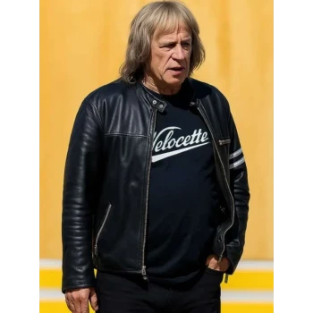 Rockstar Style Nigel Tufnel Black Leather Jacket