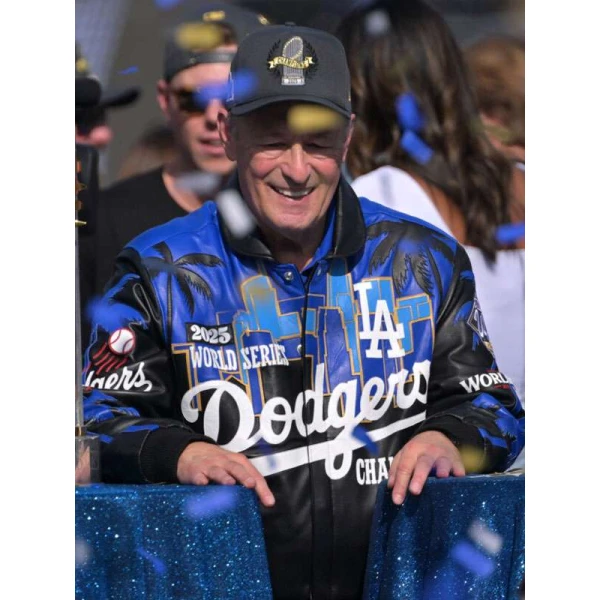 Stan Kasten Dodgers WS Championship Parade Leather Jacket