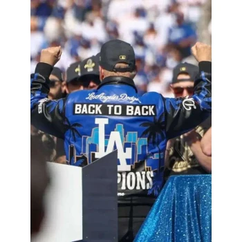 Stan Kasten Dodgers WS Championship Parade Leather Jacket