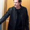 Steve Howey High Potential S02 Black Leather Jacket