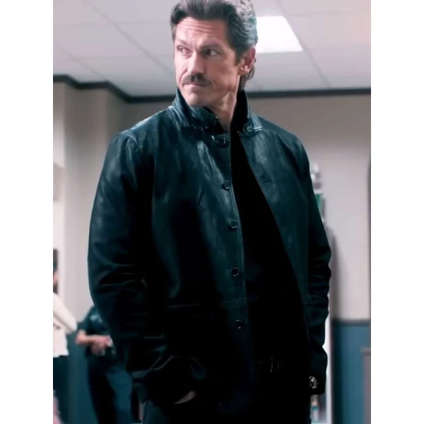 Steve Howey High Potential S02 Black Leather Jacket Steve Howey High Potential S02 Black Leather Jacket