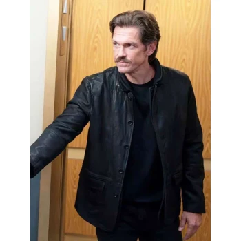 Steve Howey High Potential S02 Black Leather Jacket Steve Howey High Potential S02 Black Leather Jacket