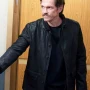 Steve Howey High Potential S02 Black Leather Jacket