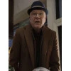 Steve Martin Casual Brown Coat from Only Murders Series