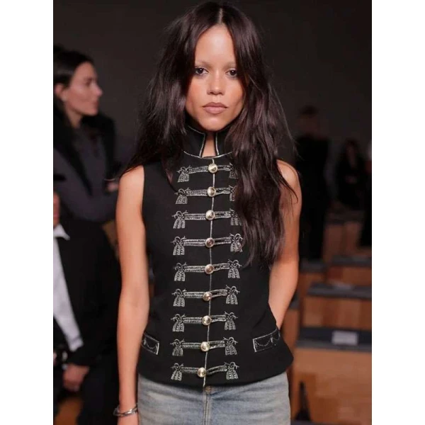 Summer 2026 Fashion Show Paris Jenna Ortega Black Vest