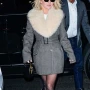 Sydney Sweeney NYC 2025 Fur Coat