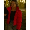 Taylor Haag Love is Blind Red Puffer Jacket Taylor Haag Love is Blind Red Puffer Jacket