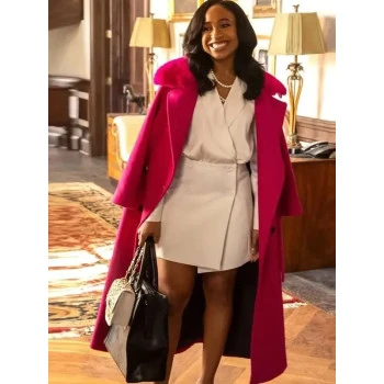 Taylor Polidore Elegant Pink Coat Taylor Polidore Elegant Pink Coat