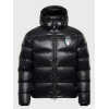 Team Italy Olympics 2026 Black Puffer Jacket