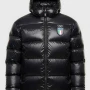 Team Italy Olympics 2026 Black Puffer Jacket
