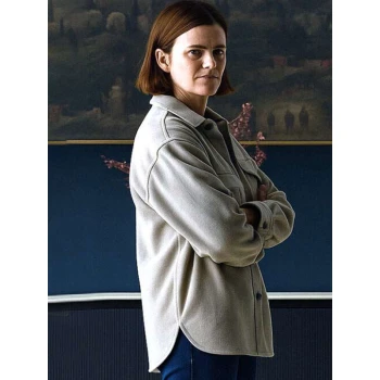 The Astronaut 2025 Kate Mara White Jacket The Astronaut 2025 Kate Mara White Jacket