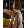 The Astronaut 2025 Kate Mara White Jacket The Astronaut 2025 Kate Mara White Jacket