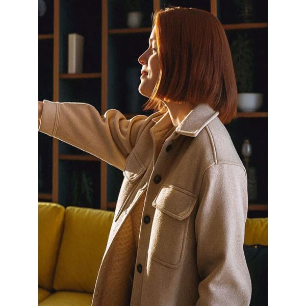 The Astronaut 2025 Kate Mara White Jacket The Astronaut 2025 Kate Mara White Jacket