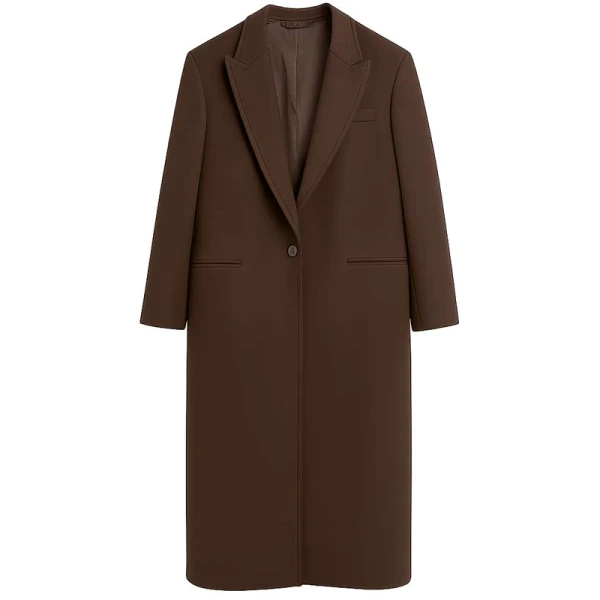 The Celebrity Traitors Claudia Winkleman Brown Coat