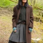 The Celebrity Traitors Claudia Winkleman Brown Coat
