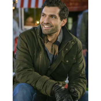 The Christmas Ring David Alpay Green Jacket