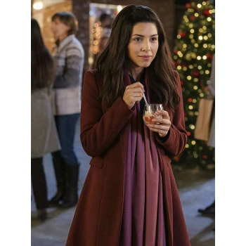 The Christmas Ring Nazneen Contractor Wool Coat