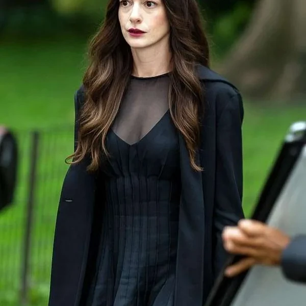 The Devil Wears Prada 2 Andy Sachs Black Coat The Devil Wears Prada 2 Andy Sachs Black Coat
