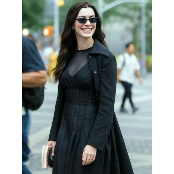 The Devil Wears Prada 2 Andy Sachs Black Coat The Devil Wears Prada 2 Andy Sachs Black Coat