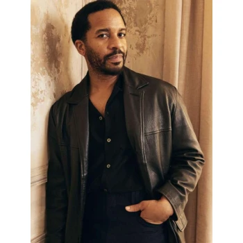 The Dutchman André Holland Black Leather Jacket