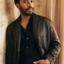 The Dutchman André Holland Black Leather Jacket