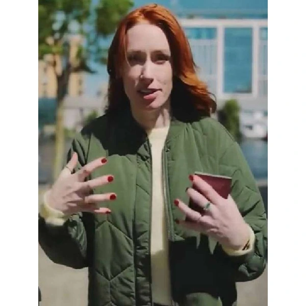 The In­fi­nite Ex­plor­er with Han­nah Fry Green Bomber Jacket