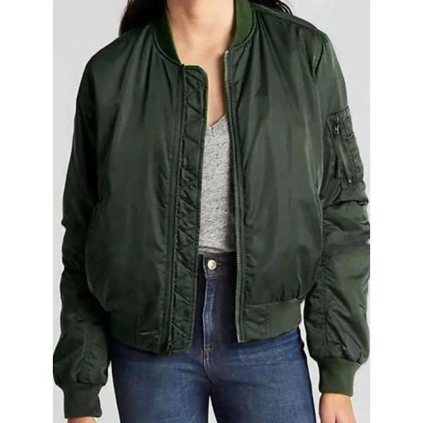 The Sandman Lyta Hall Green Bomber Jacket
