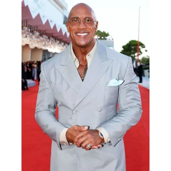 The Smashing Machine 2025 Premiere Dwayne Johnson Suit