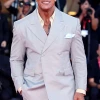The Smashing Machine 2025 Premiere Dwayne Johnson Suit