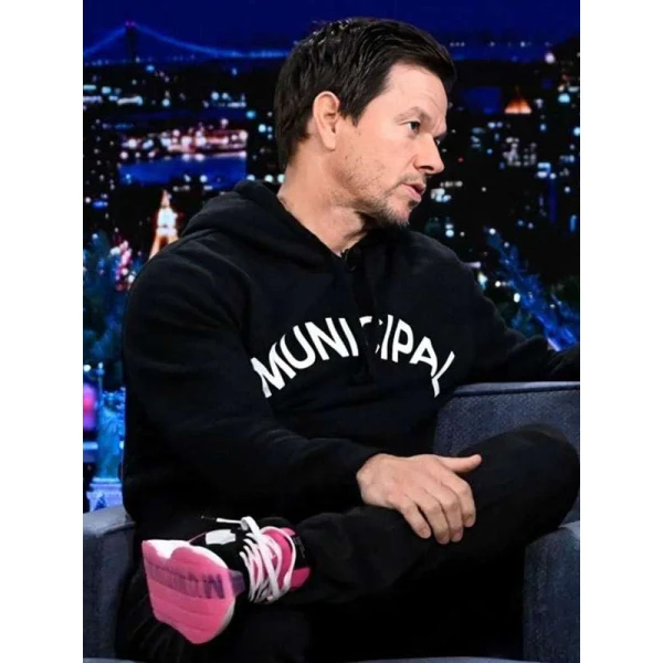 The Tonight Show Mark Wahlberg Black Hoodie