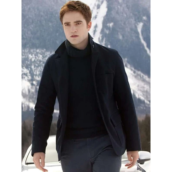 The Twilight Saga Breaking Dawn Part 2 Edward Cullen Black Jacket