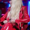 The Voice S26 Gwen Stefani Red Fringe Blazer The Voice S26 Gwen Stefani Red Fringe Blazer