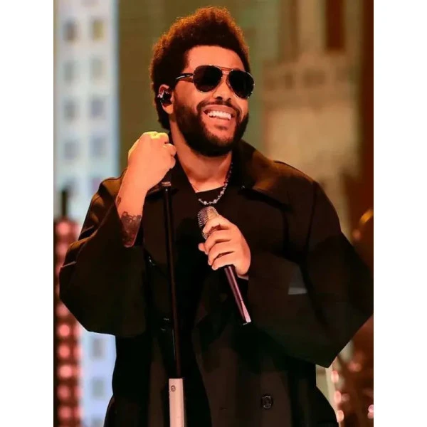 The Weeknd Black Coat Gala Casino Night Style The Weeknd Black Coat Gala Casino Night Style