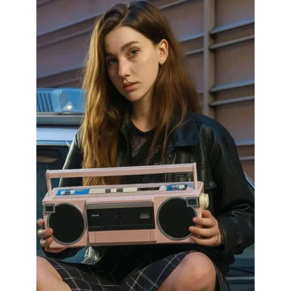 This Too Shall Pass Katie Douglas Leather Jacket