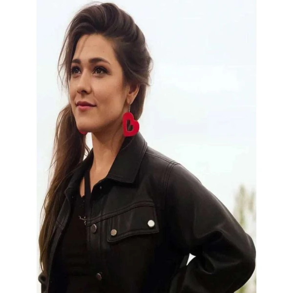 This Too Shall Pass Katie Douglas Leather Jacket