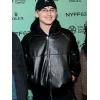 Timothee Chalamet NYFF63 Black Leather Jacket
