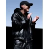 Timothee Chalamet NYFF63 Black Leather Jacket