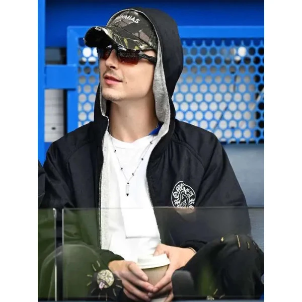 Chic Black Hoodie Inspired by Timothee Chalamet Chic Black Hoodie Inspired by Timothee Chalamet