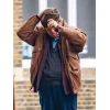 Timothy Spall Goodbye June Brown Leather Jacket